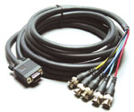 Adapterkabel VGA f - 5 x BNC m (RGBHV)